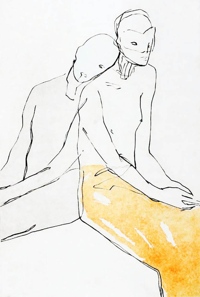 TERJE RESELL - SEATED COUPLE